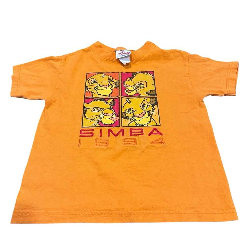 Vintage 94s Disney’s The Lion King orange Simba Shirt XS made in USA